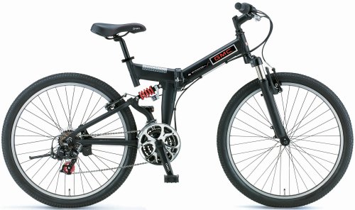 美品　G.M.C. シルバー折りたたみ自転車 Amazon | GMC アルミ製26インチ 18スピード Wサス付き